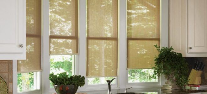 Рулонные шторы для кухни: стильное и практичное решение
