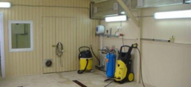 Автомойка в гараже